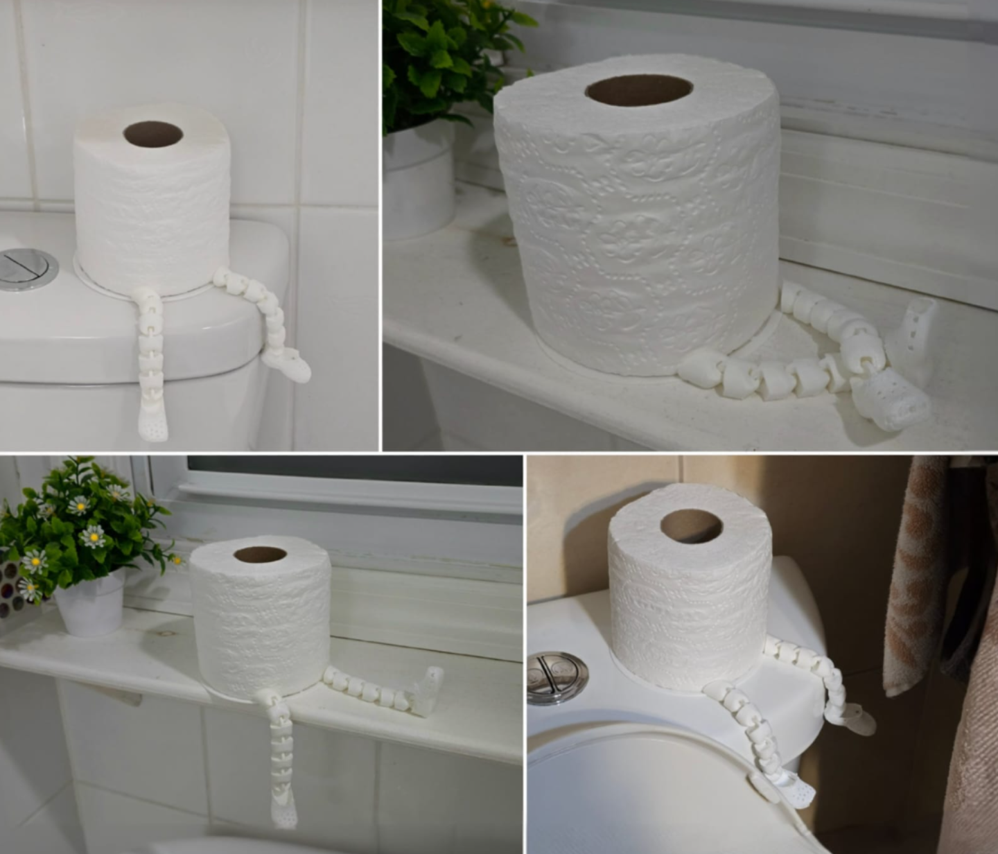 articulating toilet paper holder  tp