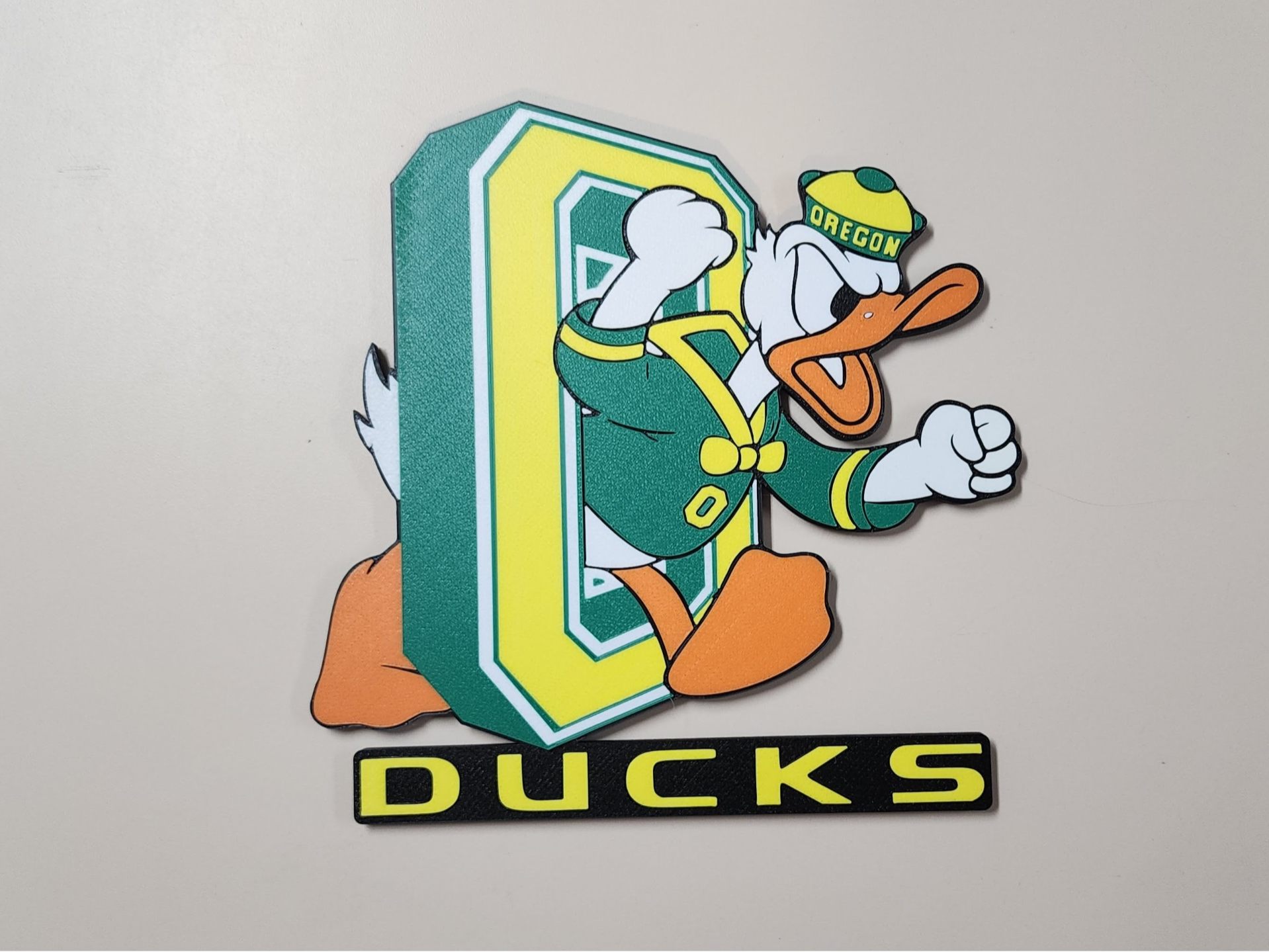 Oregon Ducks Wall Display