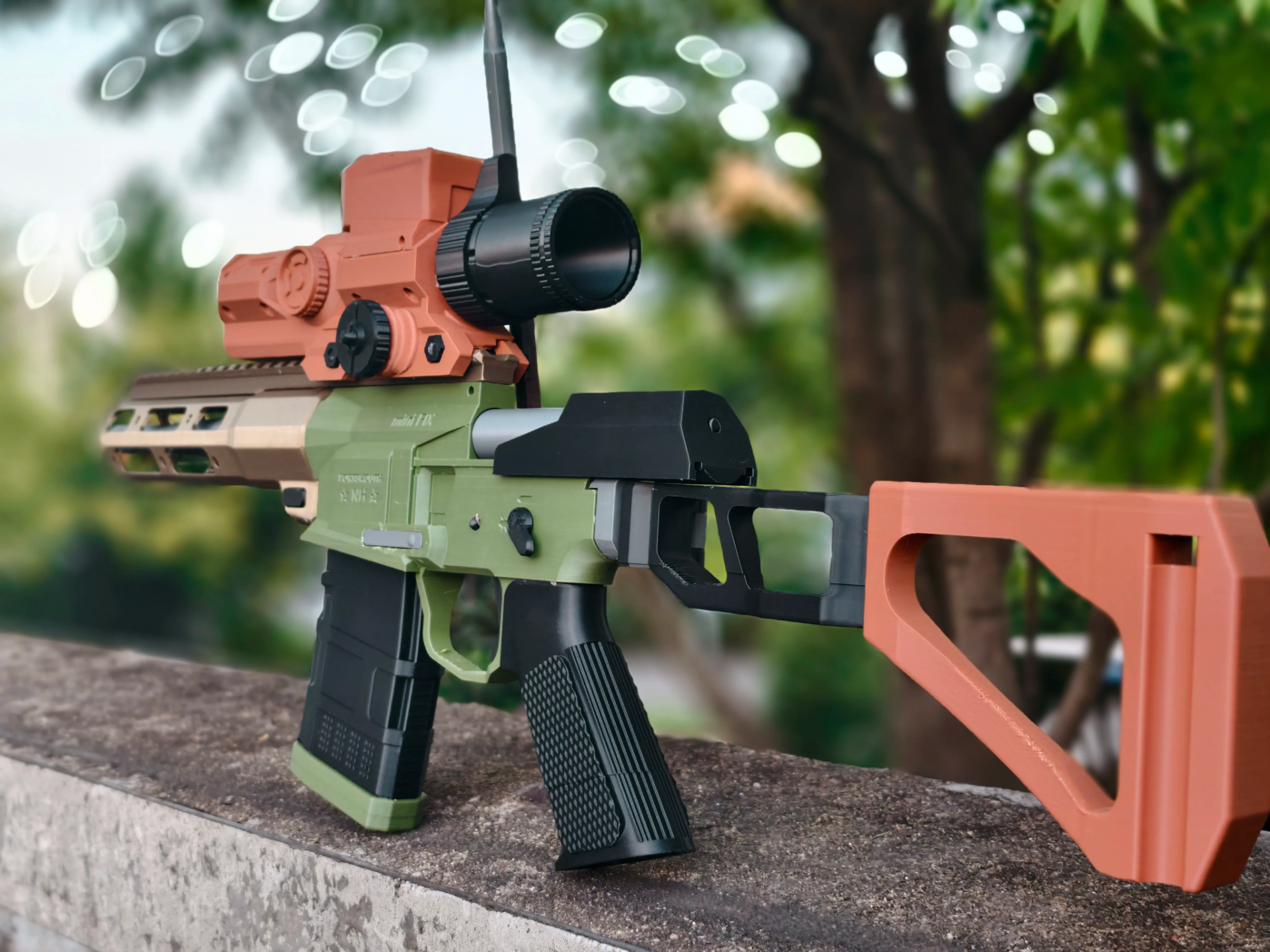 Stock of Q Mini Fix toy sniper rifle(no function)