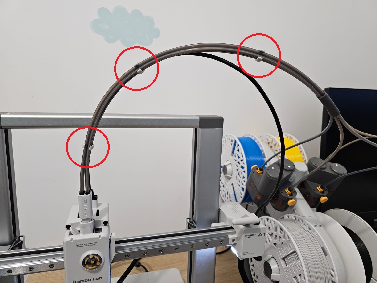 Cable clips (A1, A1 mini with AMS)