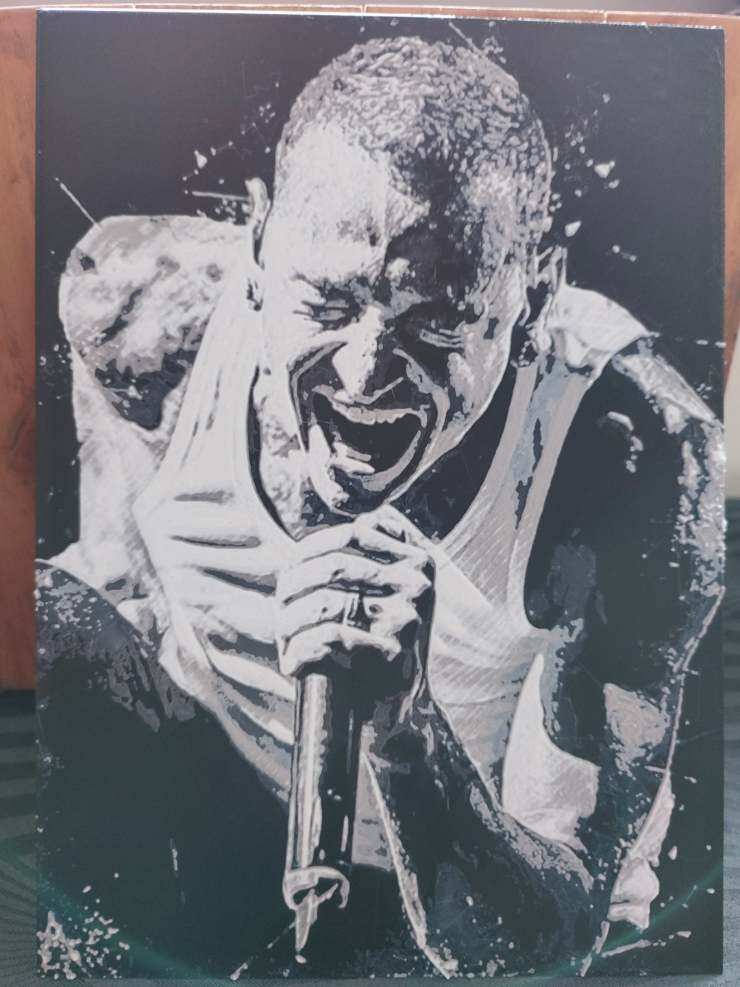 4-color HueForge Chester Bennington Linkin Park Poster