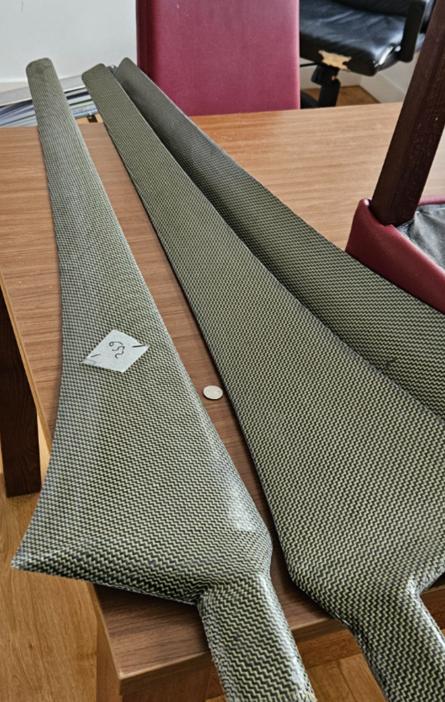 A mold for making blades for a wind turbine