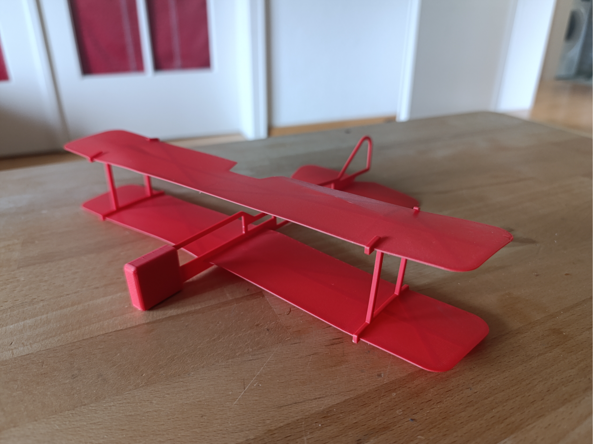 Wurfgleiter Doppeldecker / Flugzeug