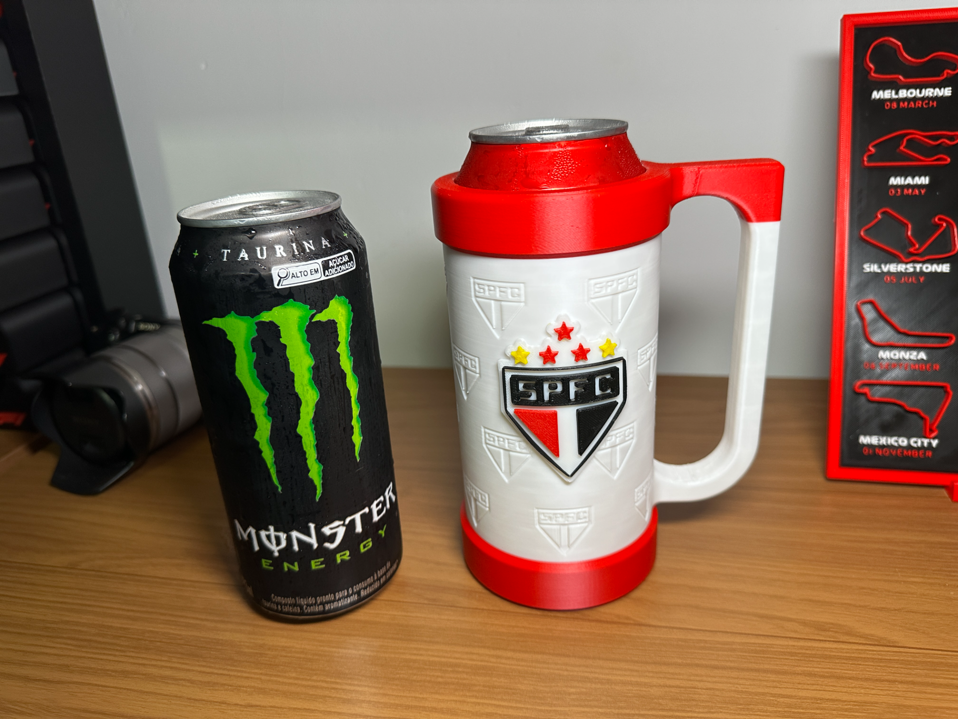 Porta Latas São Paulo Futebol Clube Com Alça