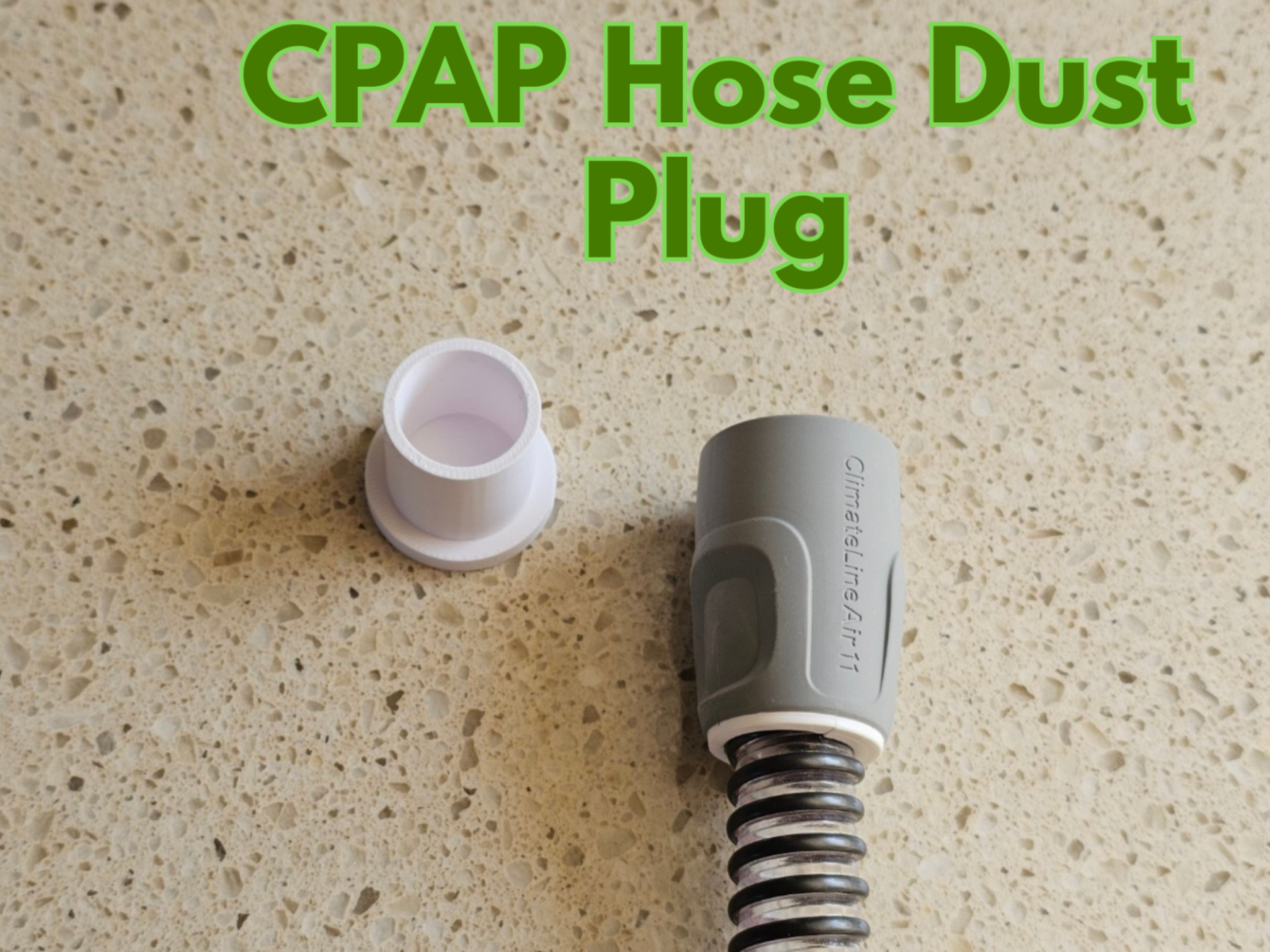 CPAP Hose End Dust Plug