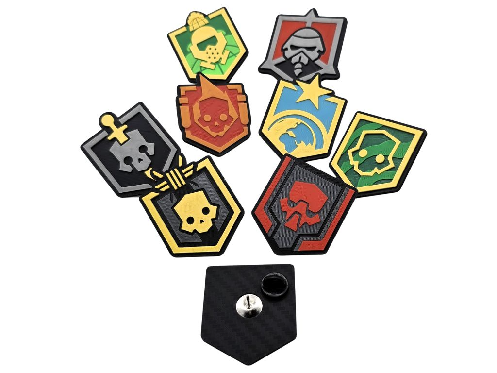 Helldivers 2 Warbond Rank Pins