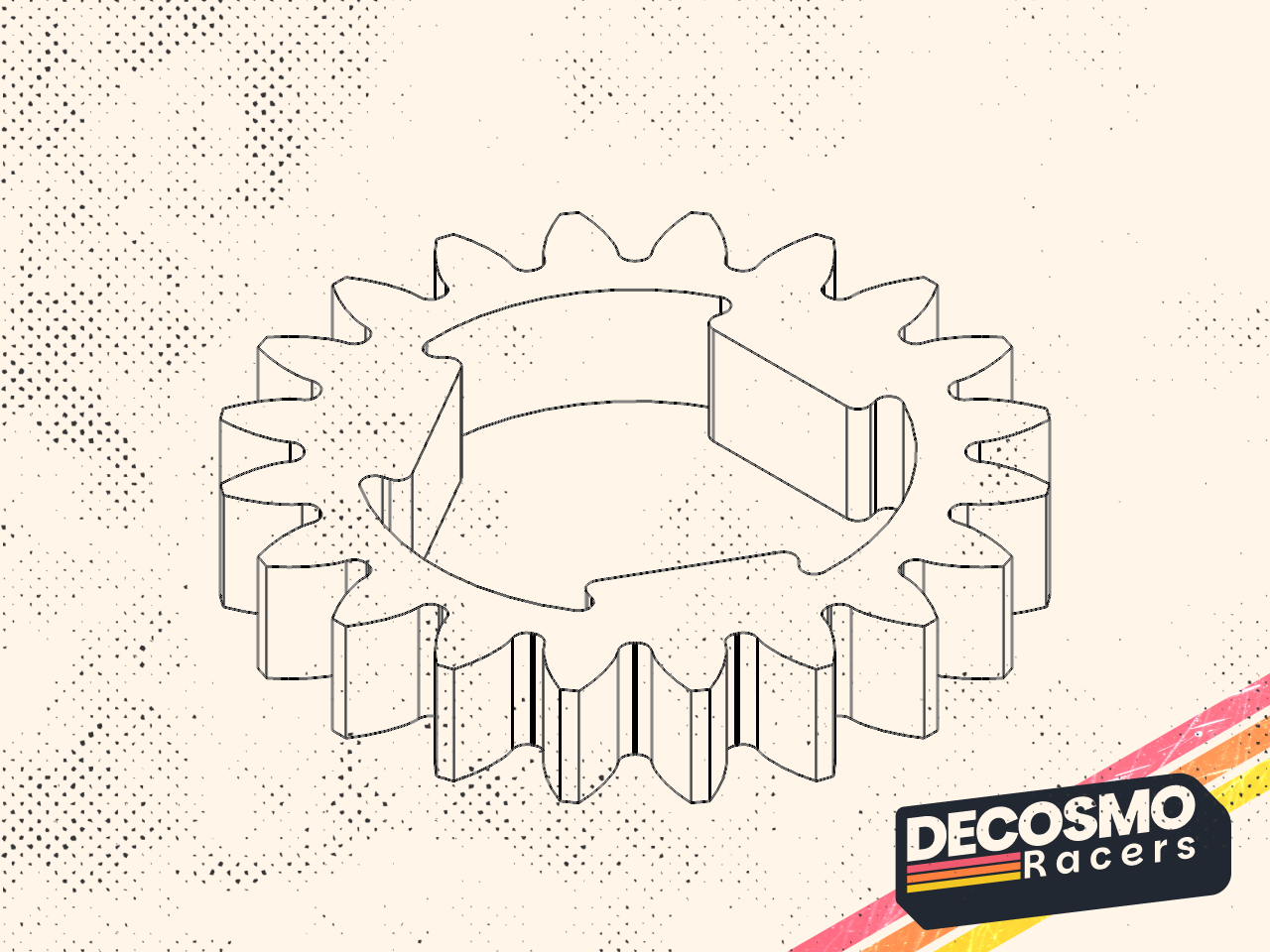 Spur gear 20T (MB-NB-SG20T-V1)