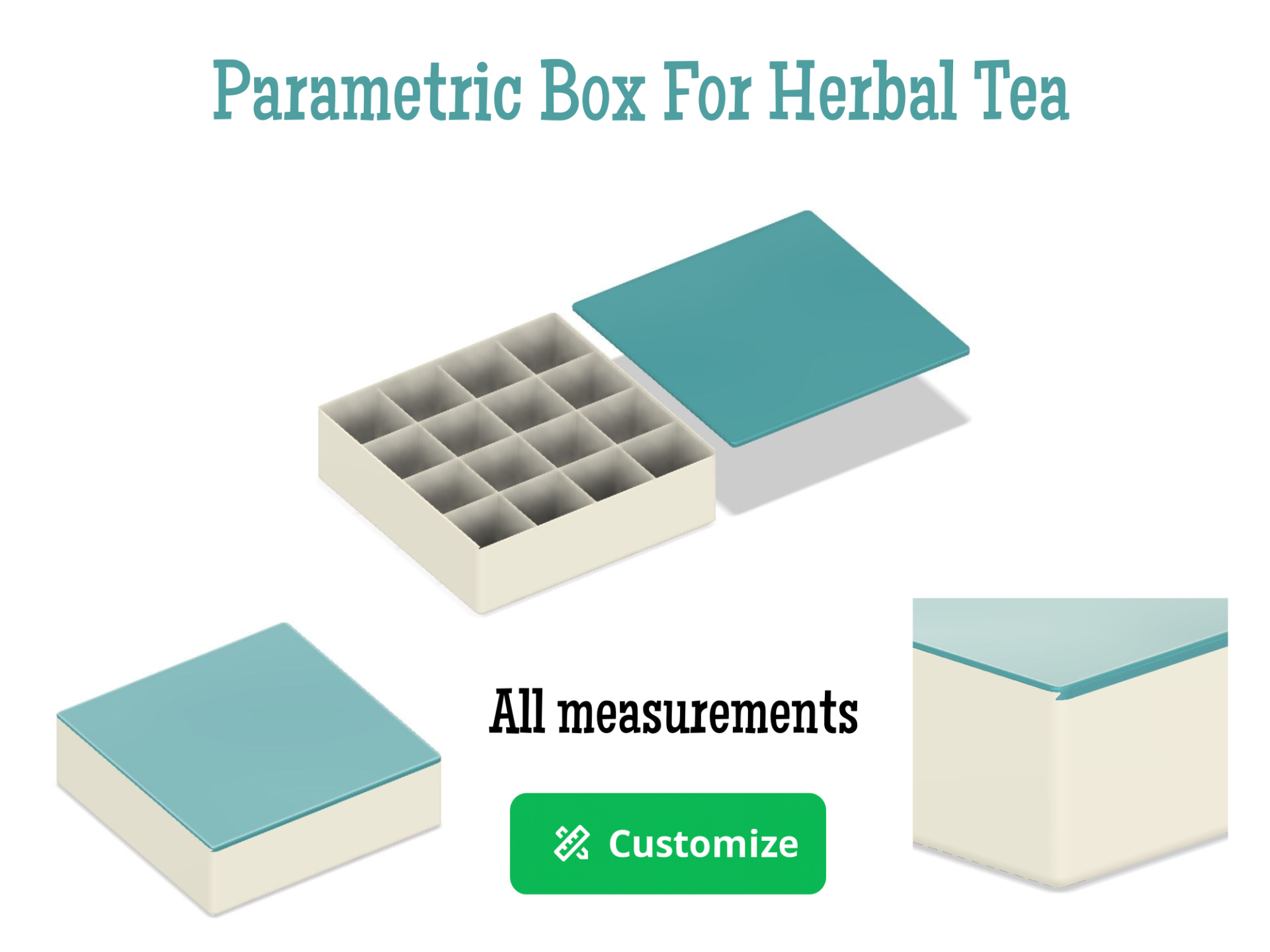 Parametric Box For Herbal Tea