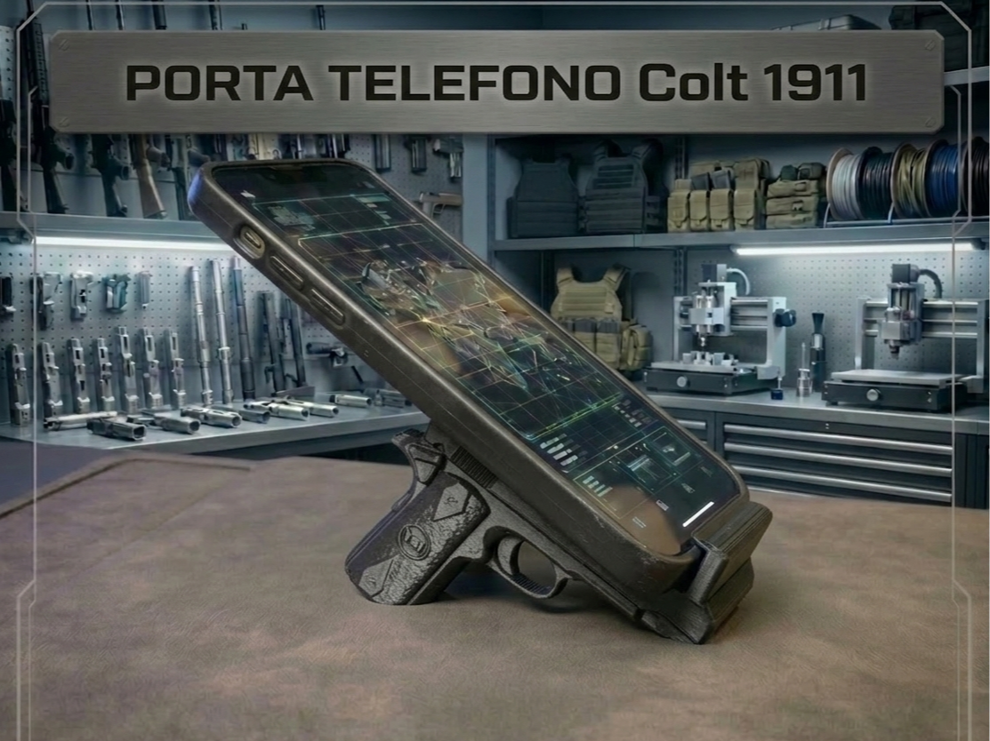 Colt 1911 stand holder phone - Portatelefono 1911