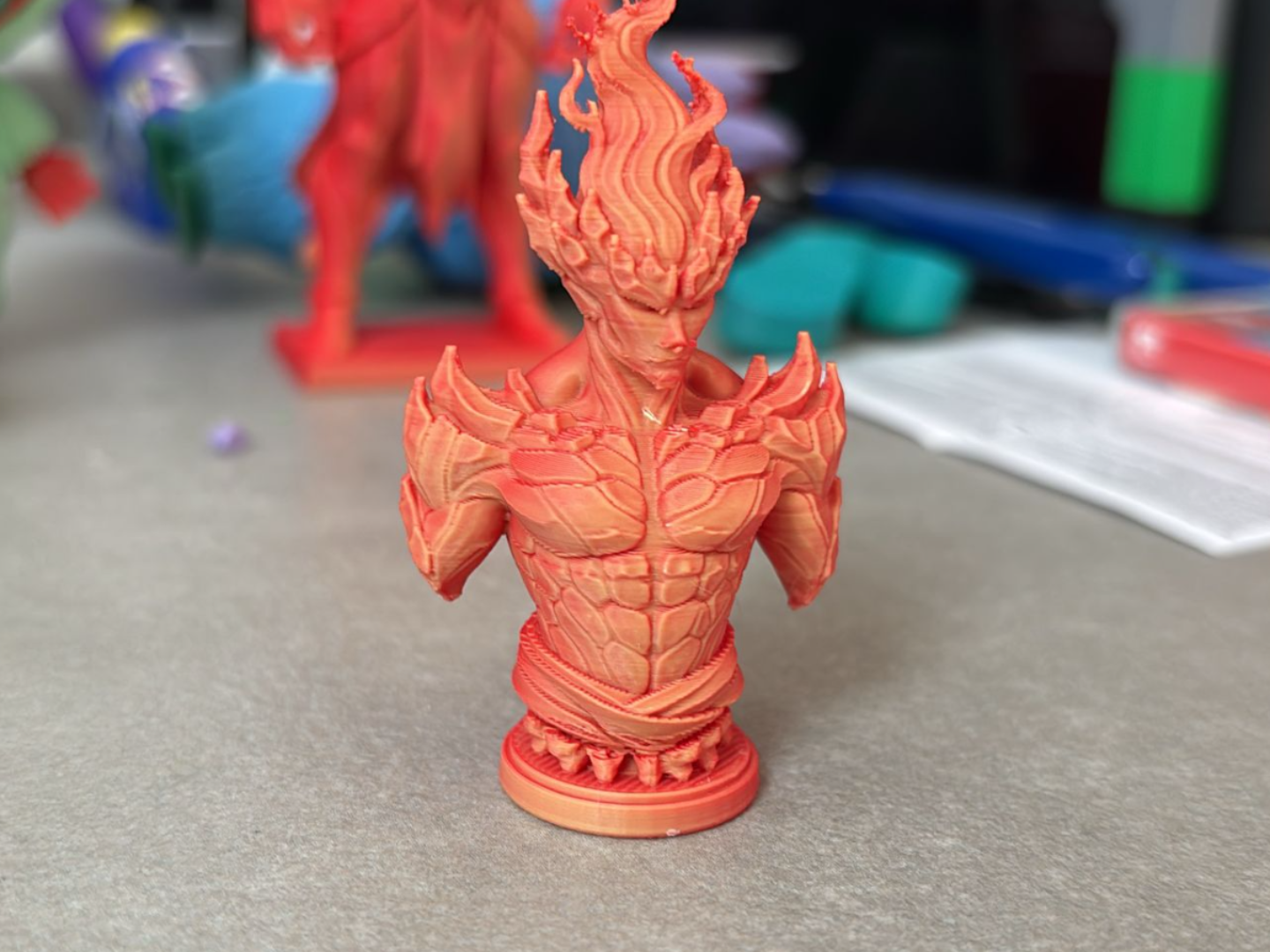 Busts: The Fire and Flame Giant