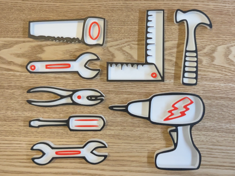 Sensorisch speelgoed gereedschap
