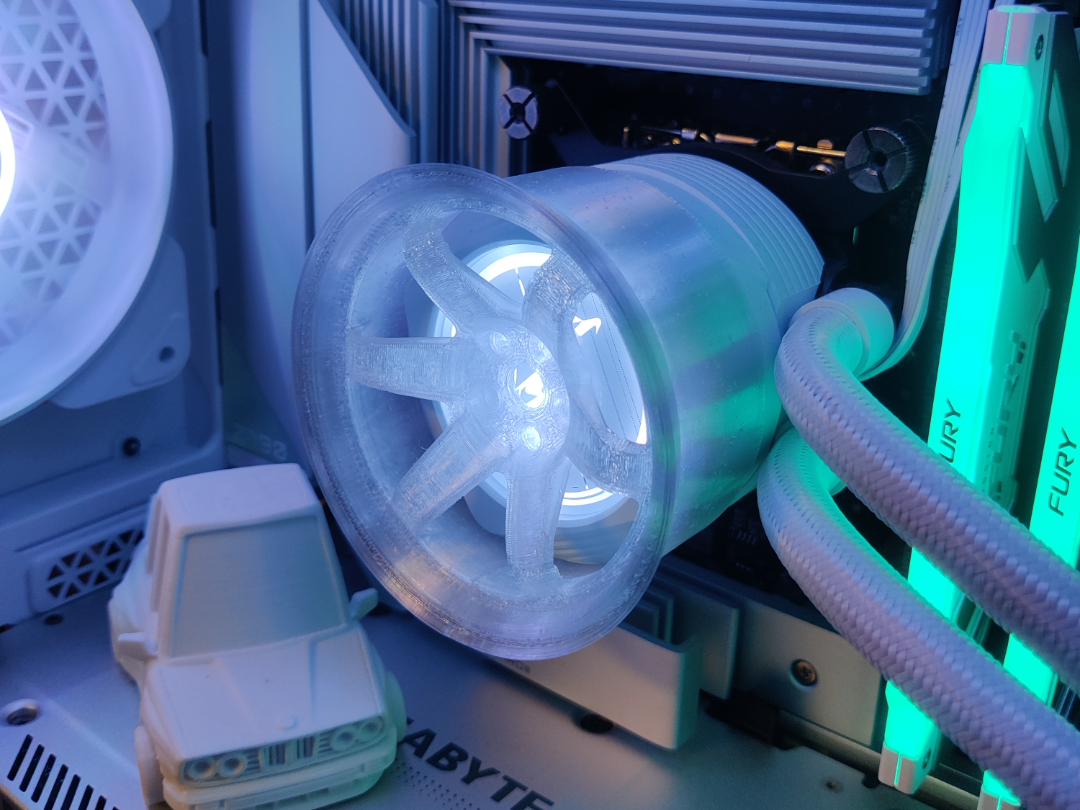 TE37 AORUS WATERFORCE II 360 ICE PC DECORATION