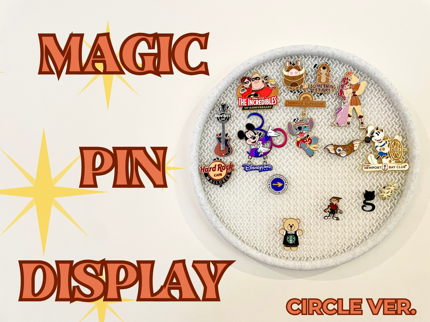 Magic Pin Display - Circle Ver.