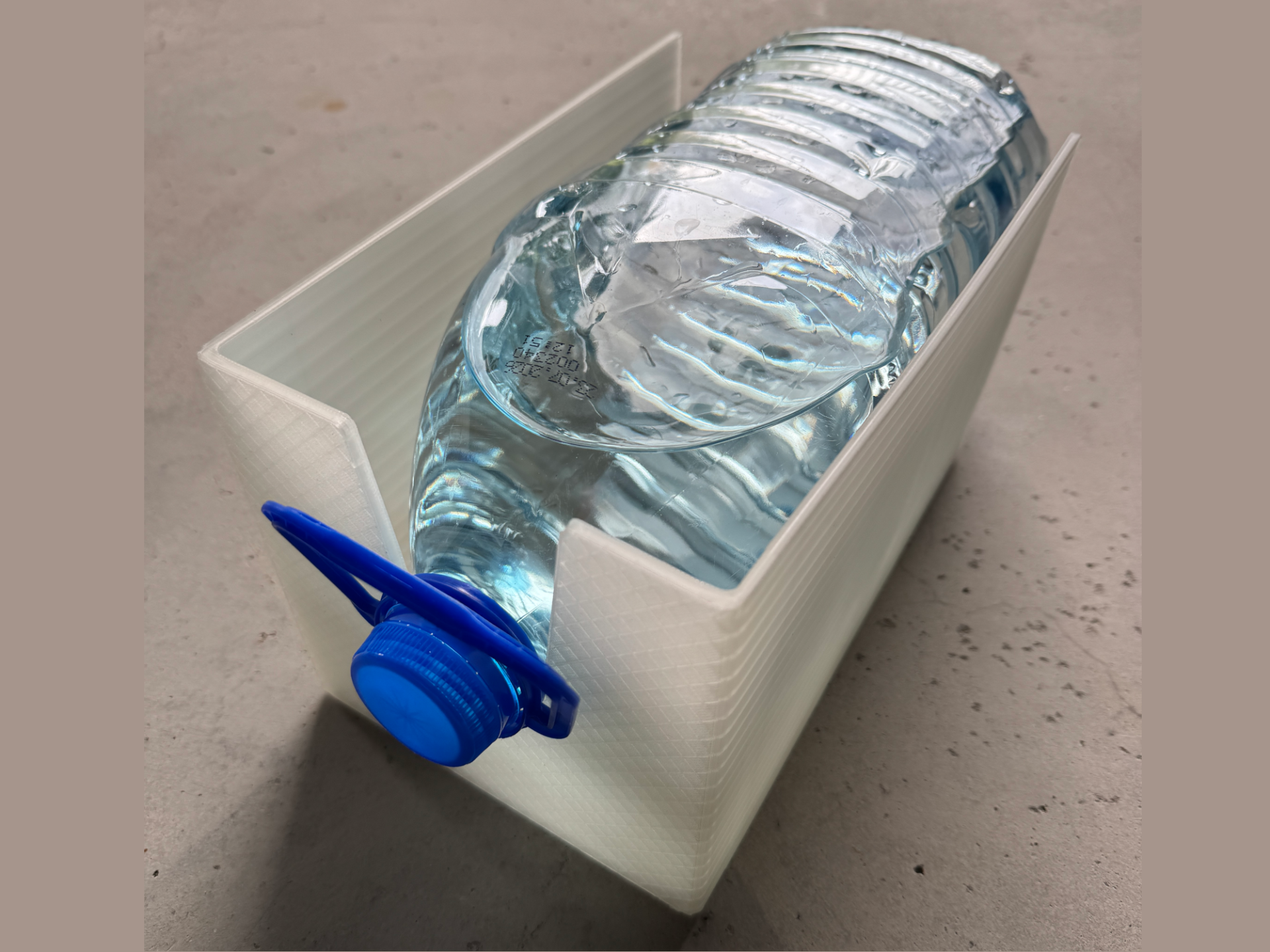 Car rack for 5L water bottle