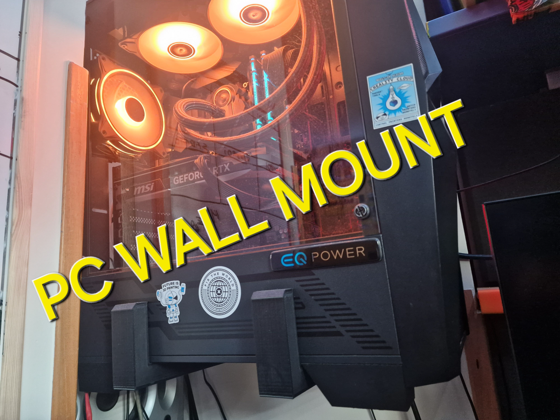 Pc Mount for MSI case (Middle tower)