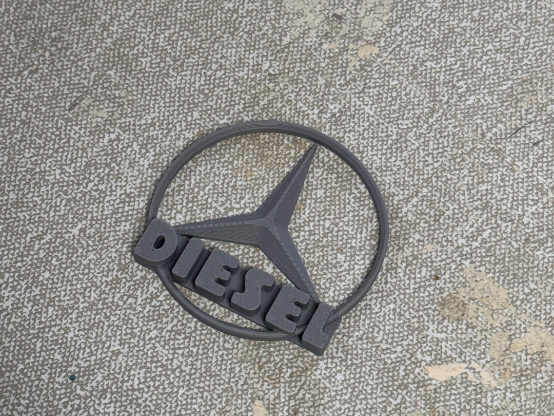Merc Diesel Badge for S124/W124