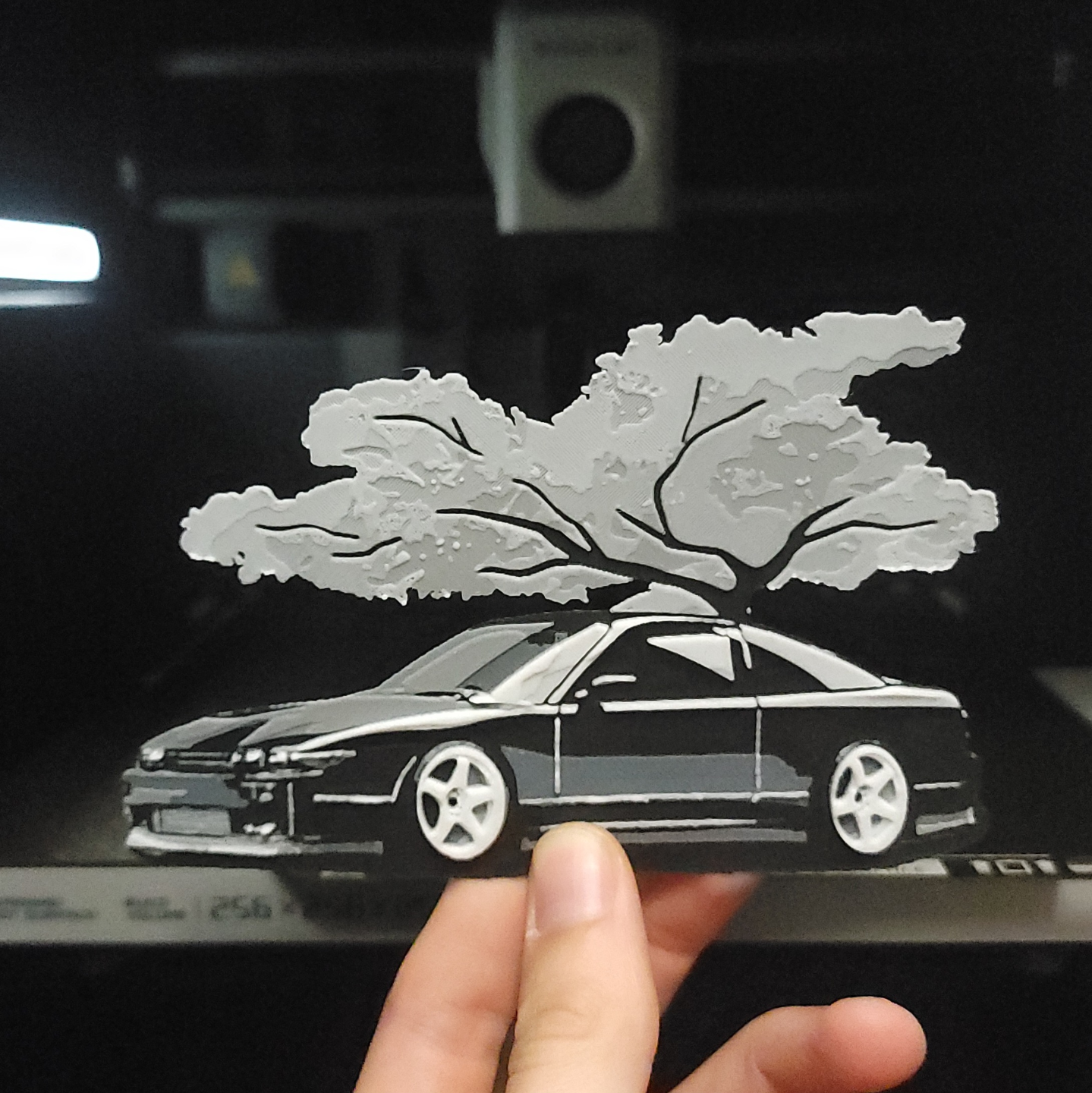 Monochrome Silvia S14 (HueForge)