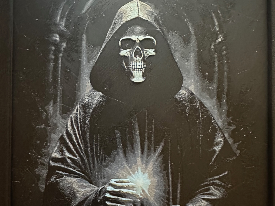 Skeleton Cloak Hueforge
