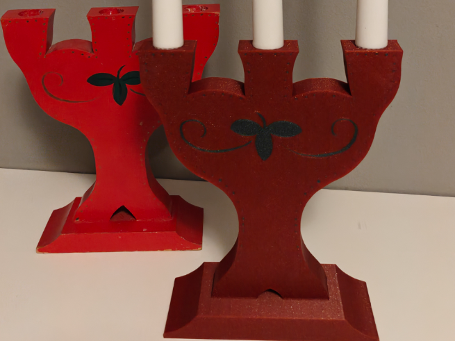 Old traditional candle holder - Replica