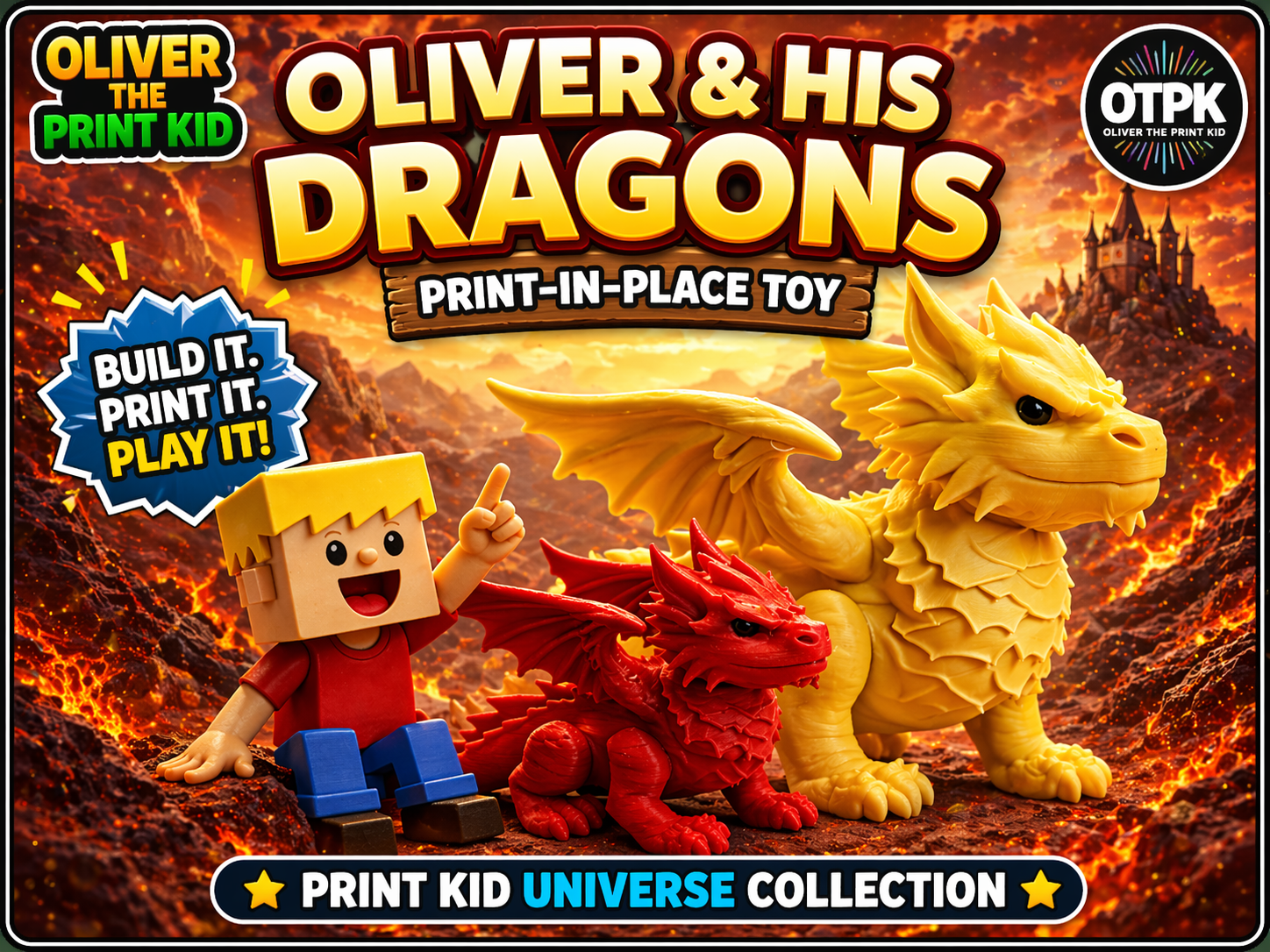 Oliver's Dragon | Print Kid Universe
