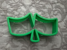 4" Checkered Flag Cookie Cutter-Finish Flag