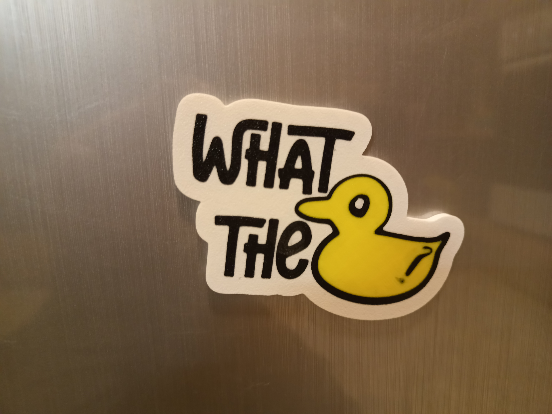 What the Duck ? Kühlschrankmagnet