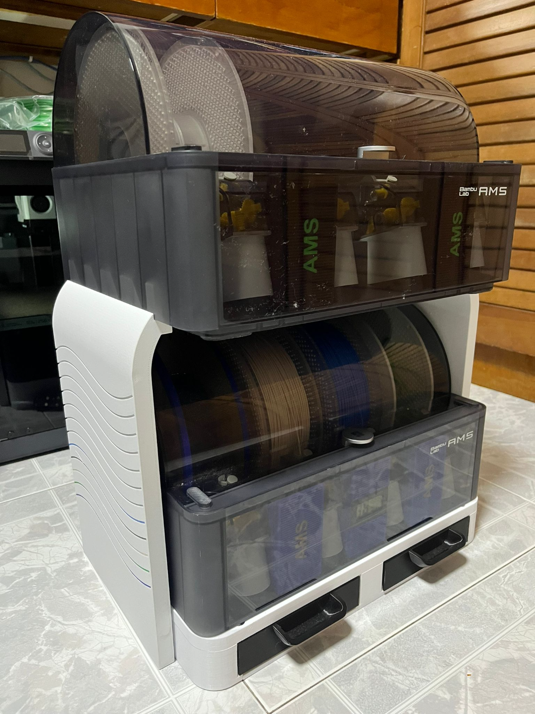 AMS stacking stand w/ additional 50mm height