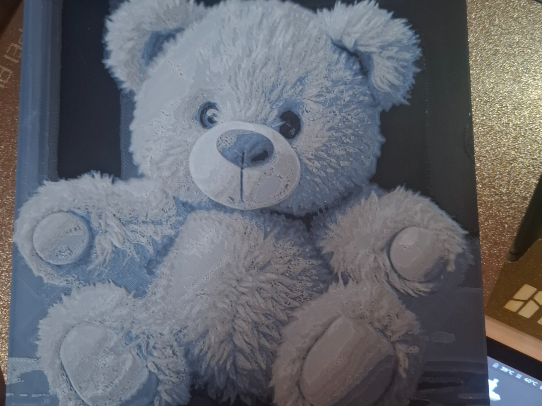 Teddy embrace hueforge