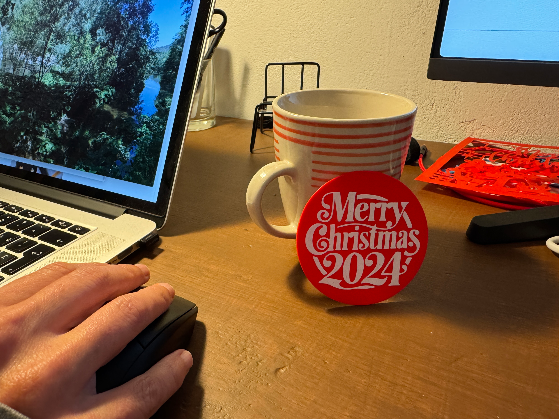 Coaster Merry Christmas 2024