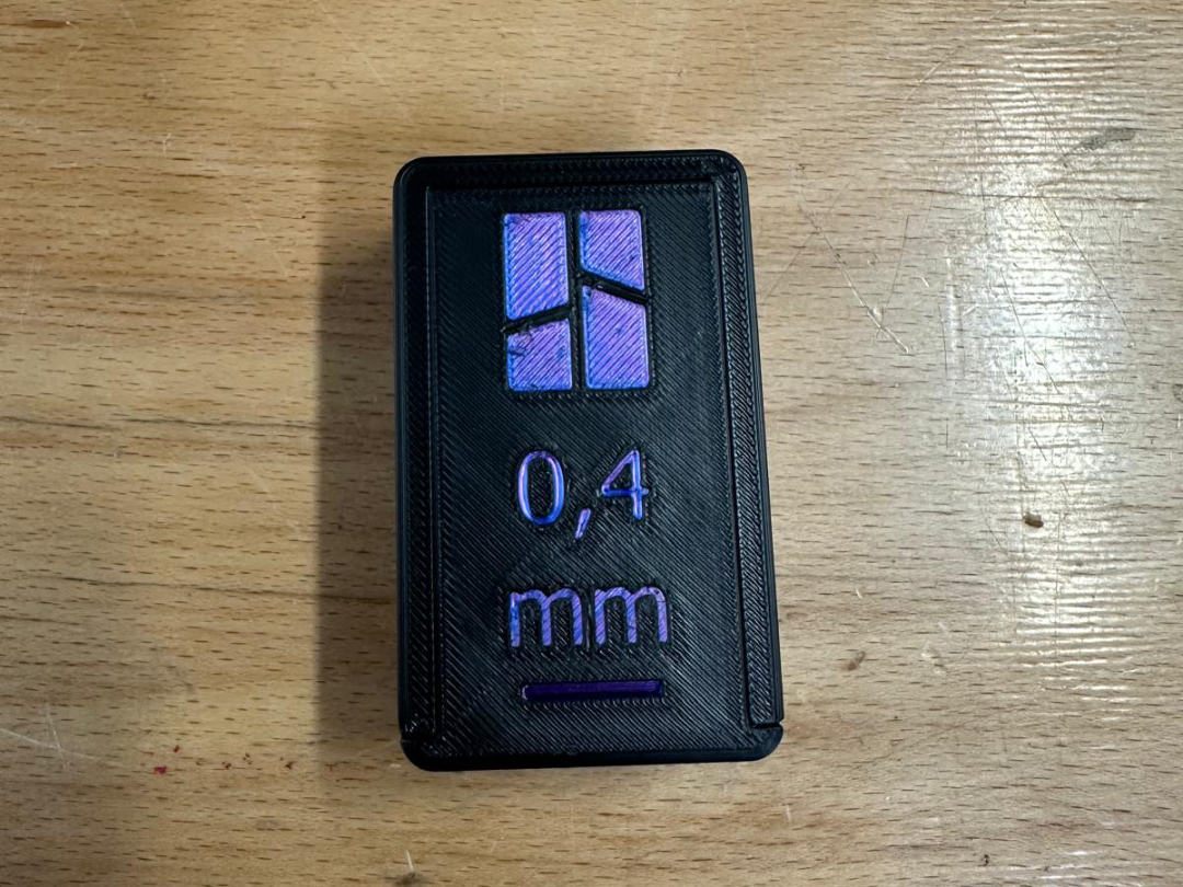 Box für 0,2; 0,4; 0,6 und 0,8 mm Druckköpfe A1