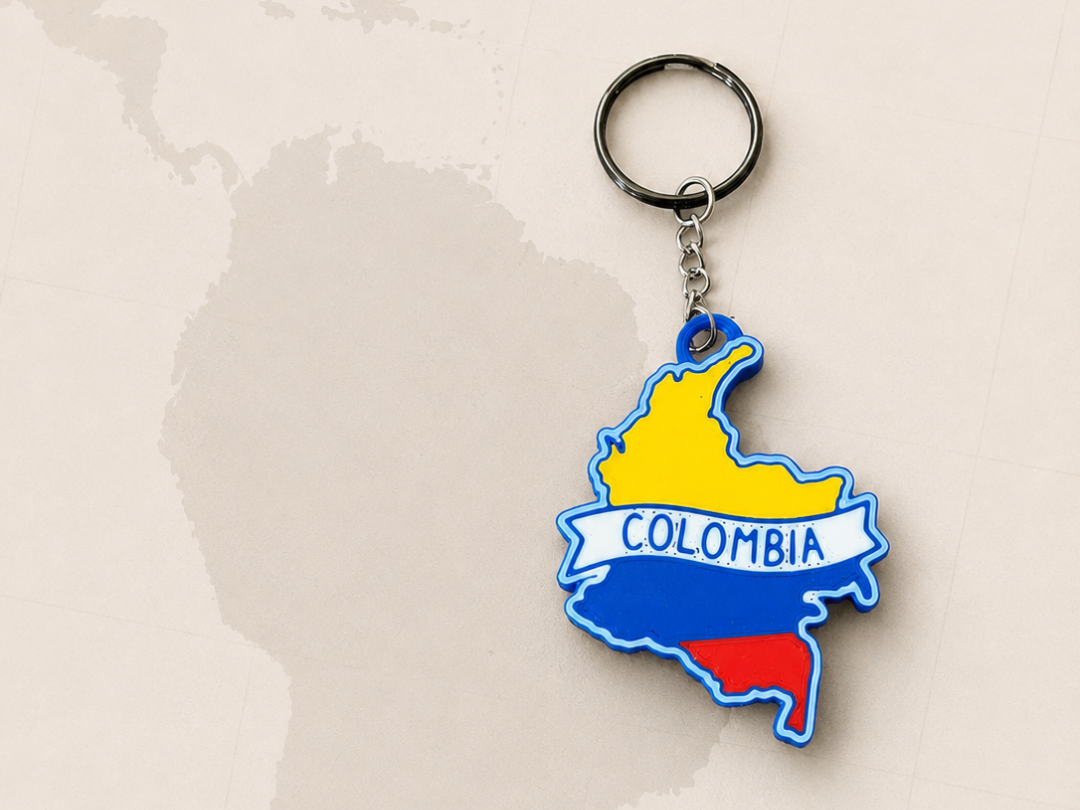Colombia keychain