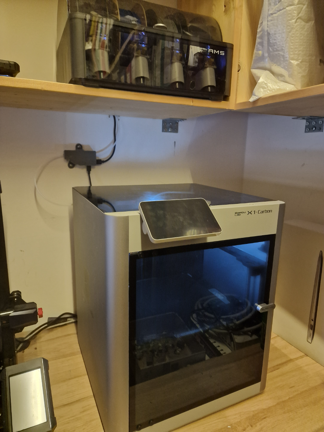 Bambu-Lab Filament Puffer (Wand) Montageplatte