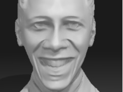 goofy barack obama statue