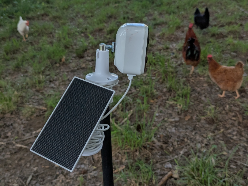 Garden & Livestock Solar Camera Mount for Posts