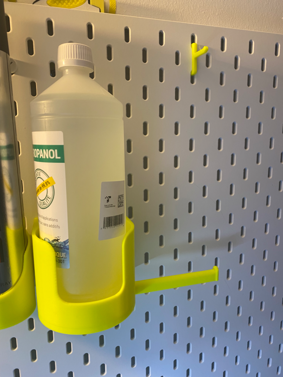 Bottle Holder with paper support + universal hook