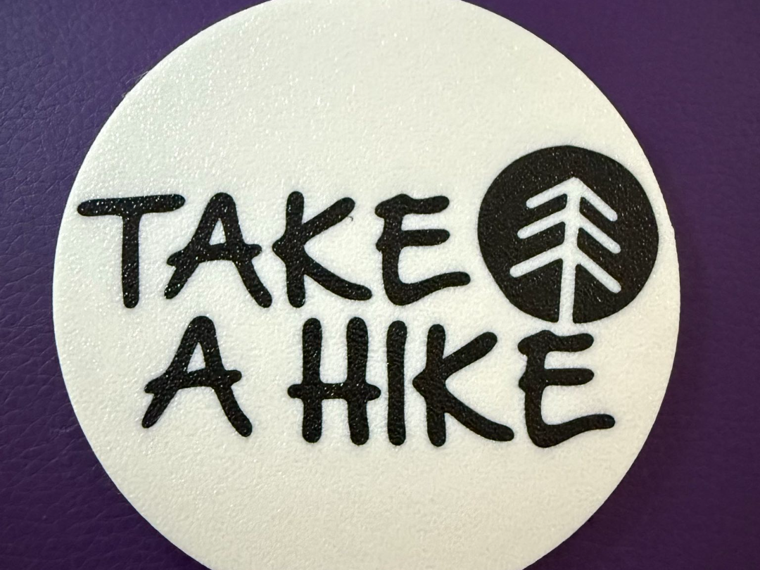 Take a Hike Hiking-Inspired Coaster