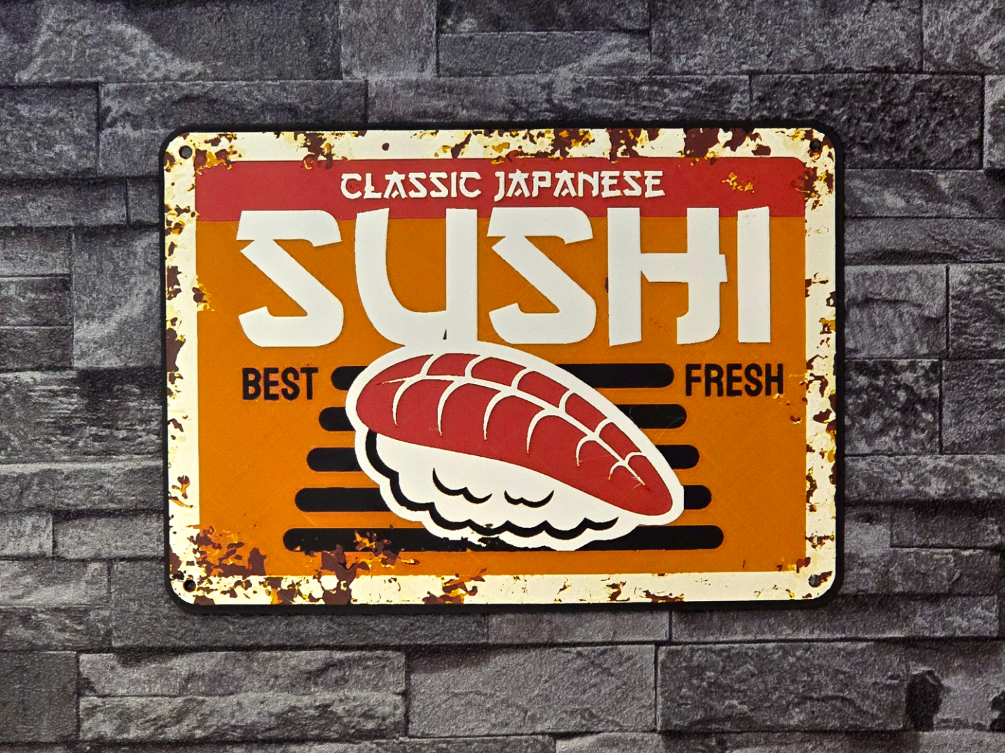 Hueforge Vintage Classic Japanese SUSHI 4 colors