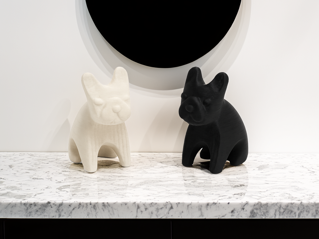 Abstract Dog Sculpture