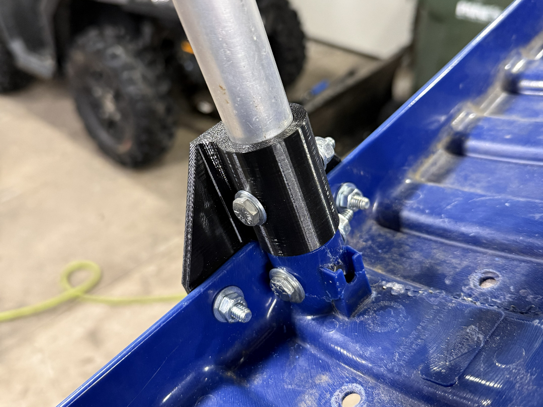 Roof Snow Rake Support