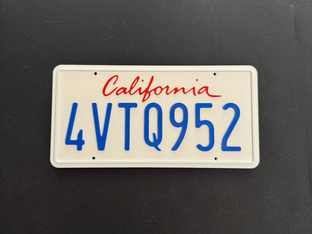 Fast and Furious License Plate - Jesse's Jetta