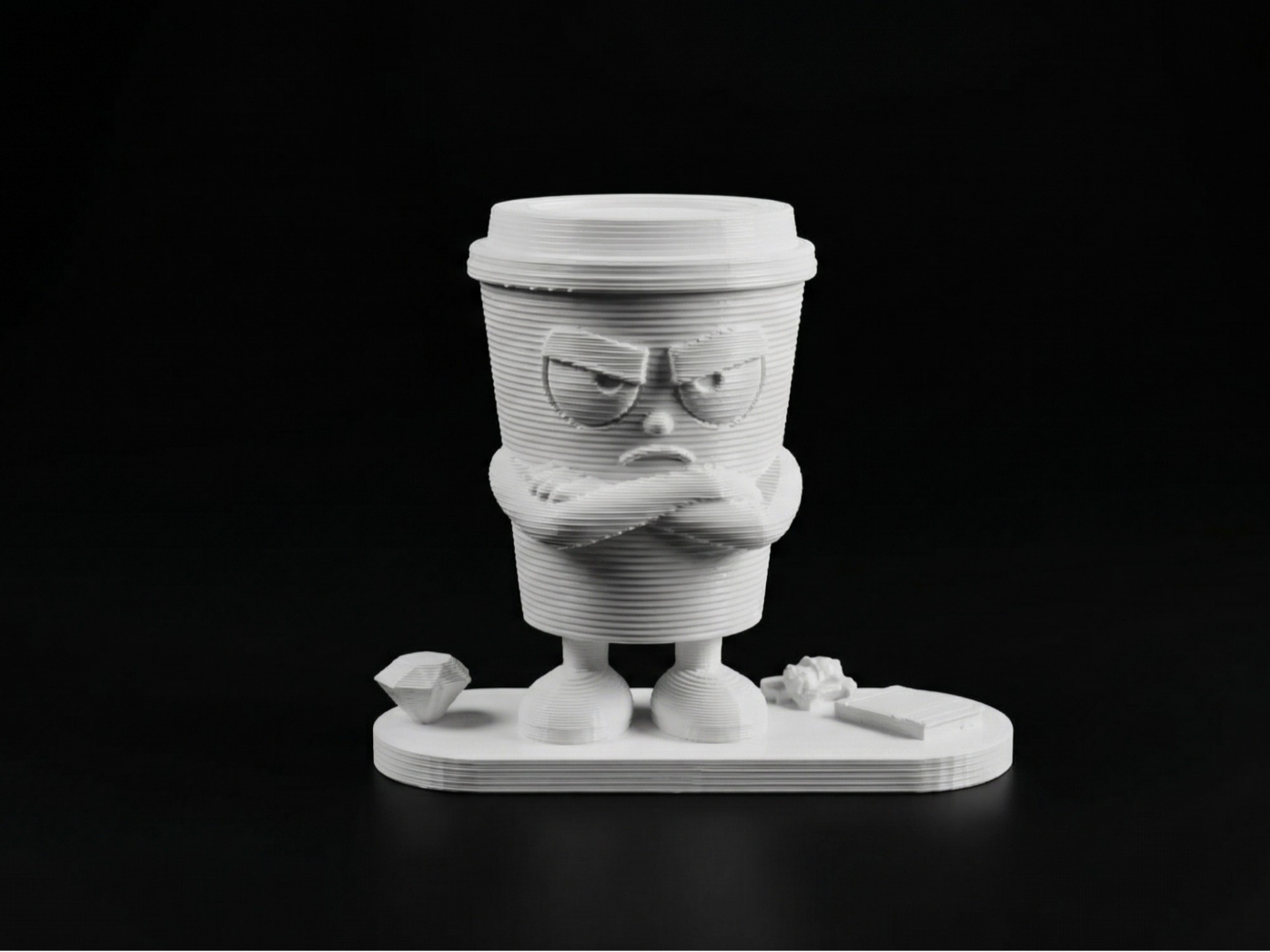 Angry Coffee Cup – Funny Office Meme