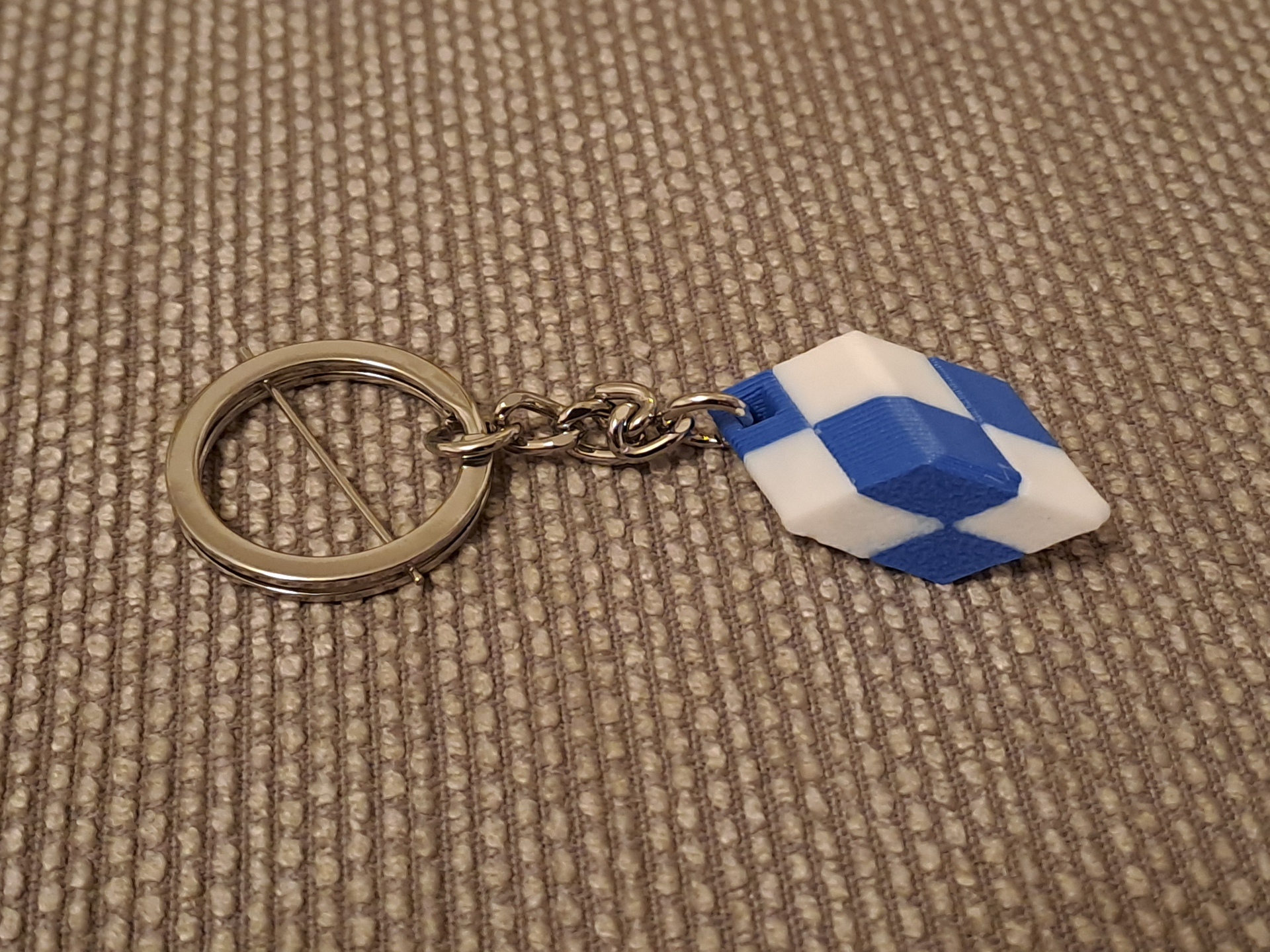 Minimalist Bavarian Keychain