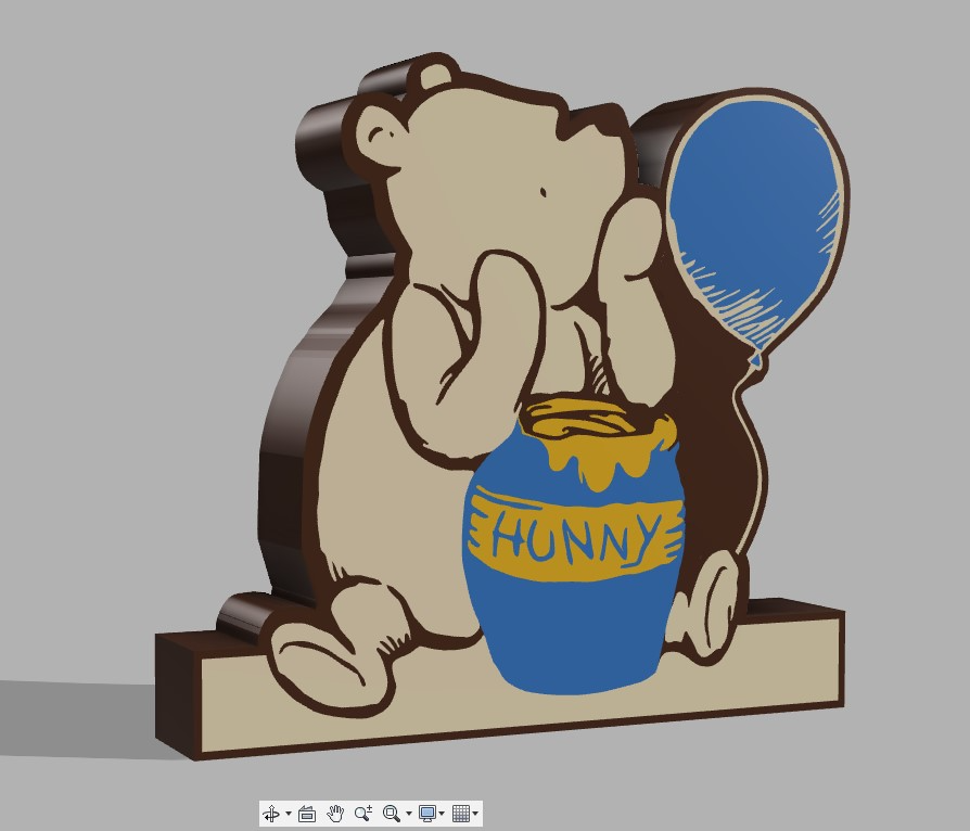 Pooh Light Box