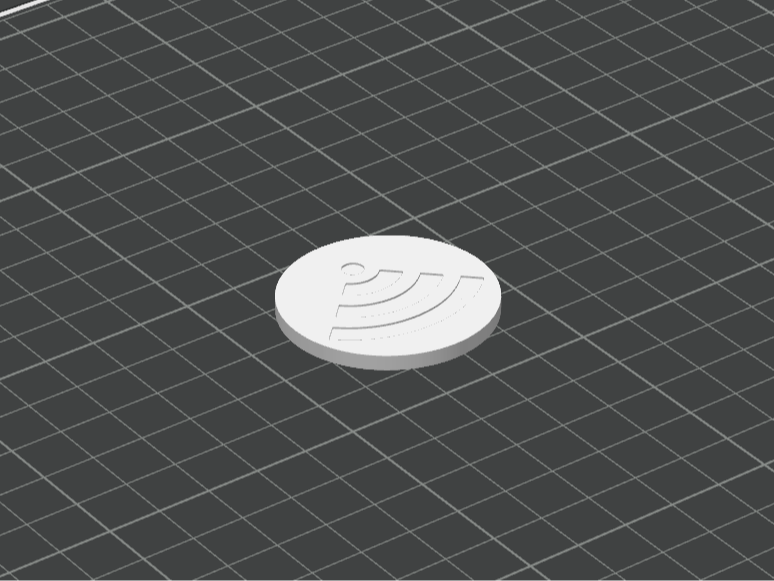 Tag nfc logo WI-FI