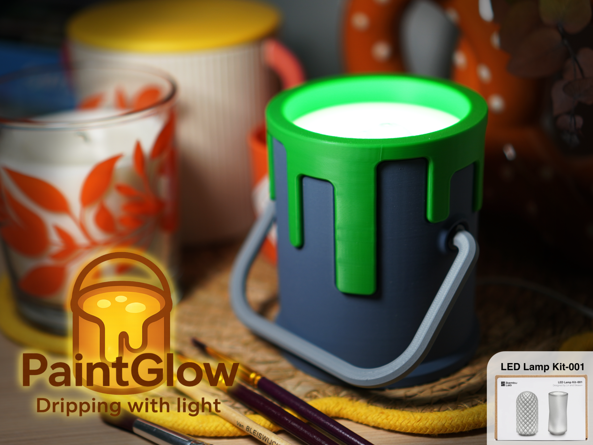 PaintGlow – Lampe pot de peinture Kit-001