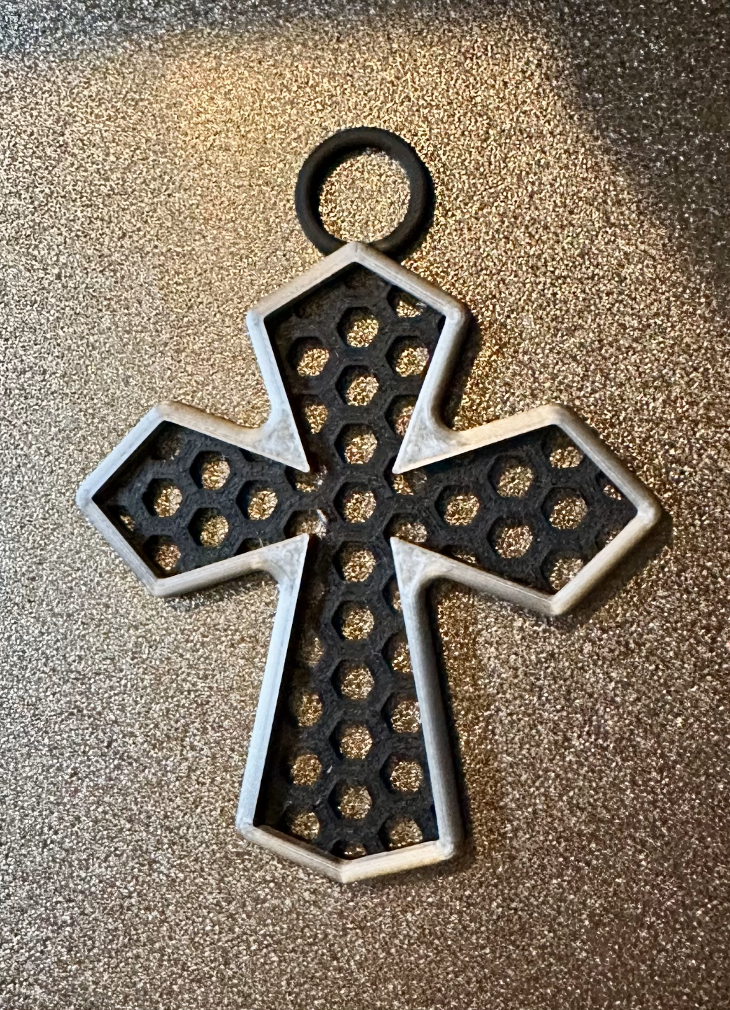Cross with Hex Grid