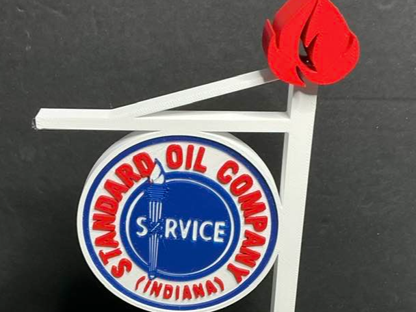 Standard Oil display sign