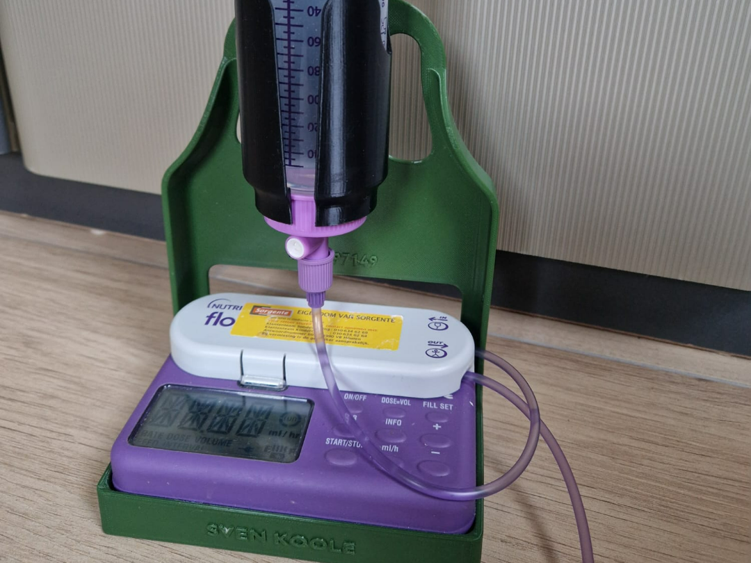 Flocare Infinity tube feeding pump holder