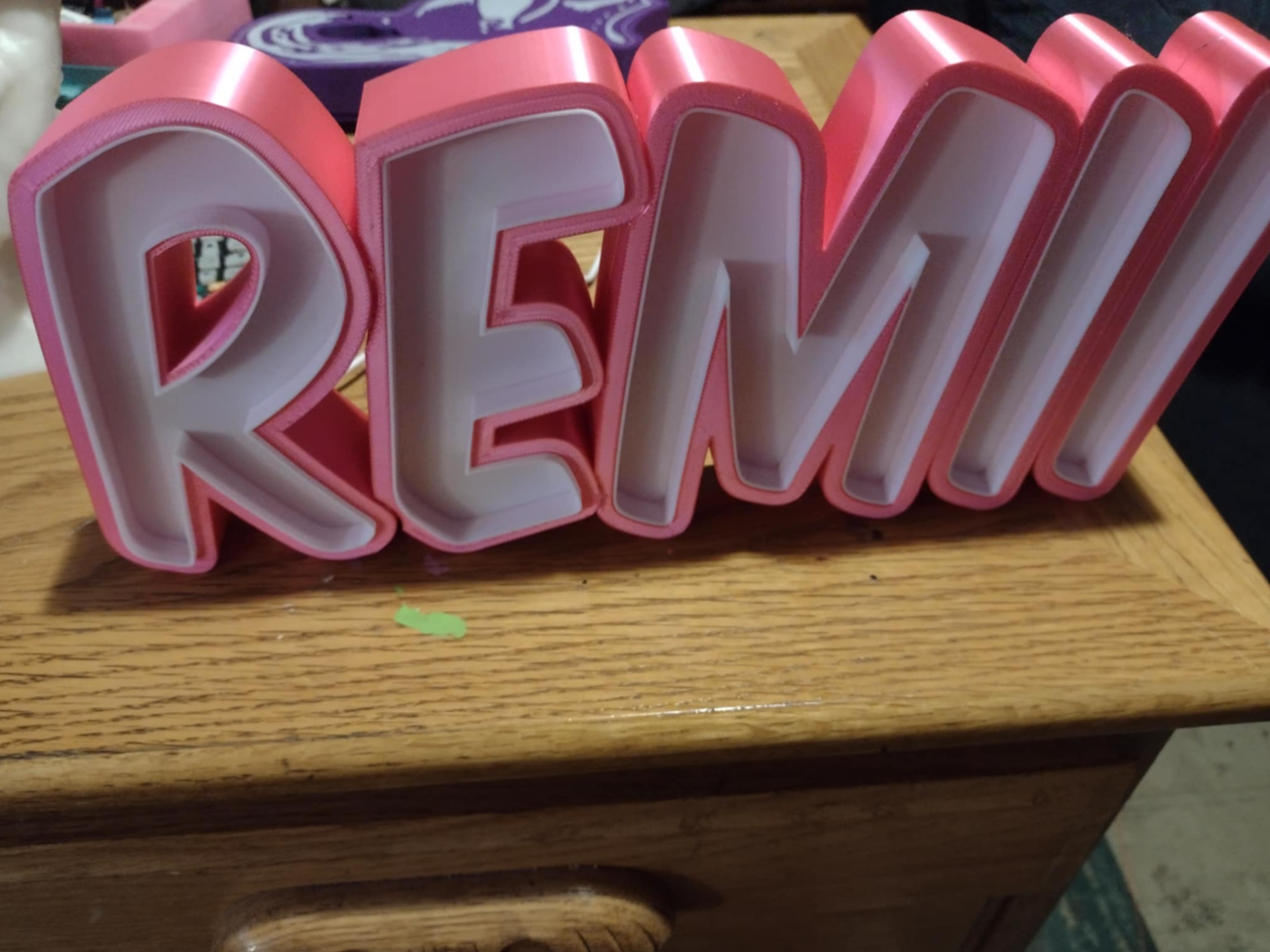 Namenslampe Lightbox Remii Letters