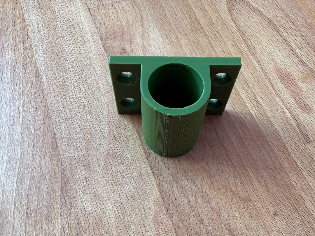 Water pipe holder raised bed
